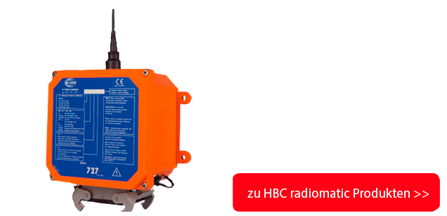HBC radiomatic Banner mit Button, FSe 510