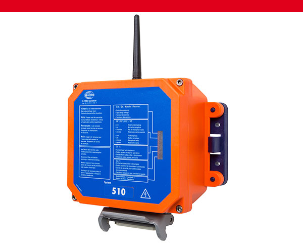 Fernsteuerung Empfänger FSE-510 HBC, orange, roter Balken oben