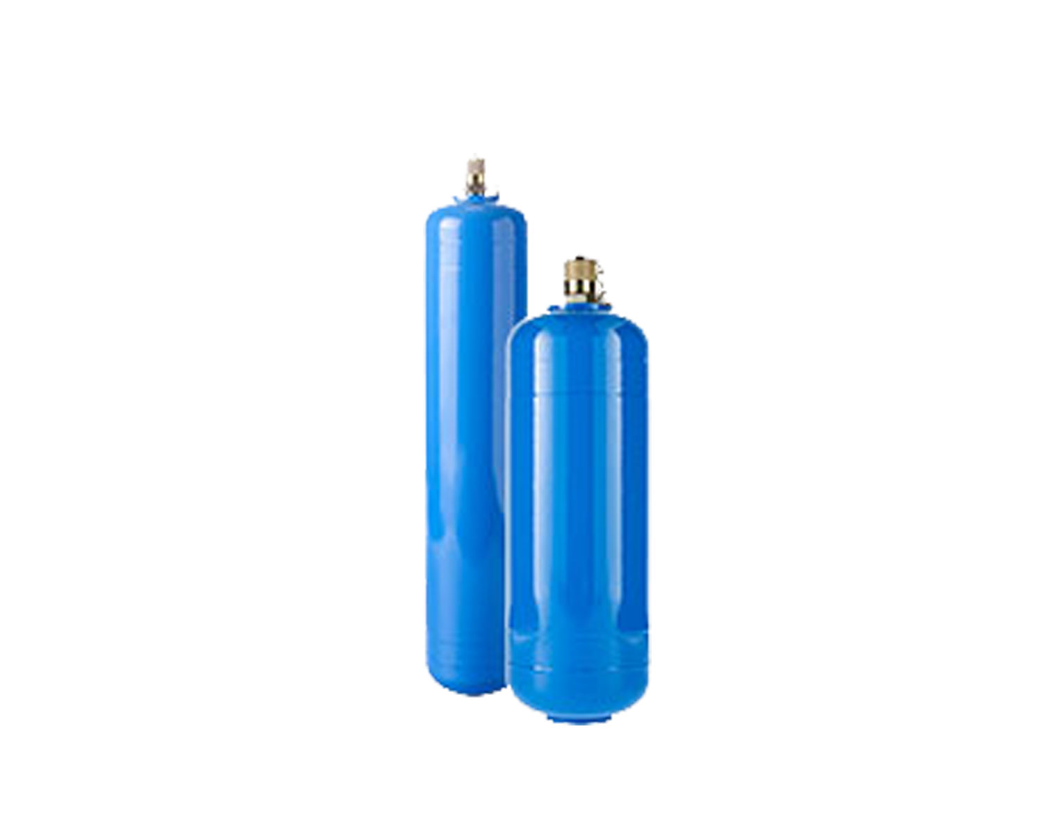 Kolbenspeicher APL von Hydro-Leduc, blau, zwei