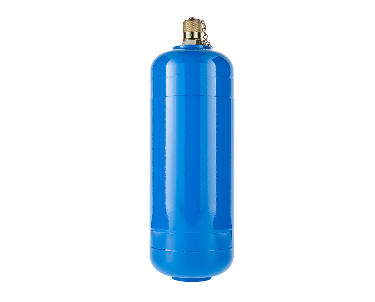 Kolbenspeicher AP von Hydro-Leduc, blau