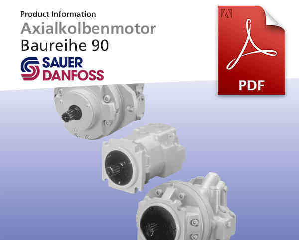 Axialkolbenmotor BR 90 von Danfoss, Pdf-Datei zum Download