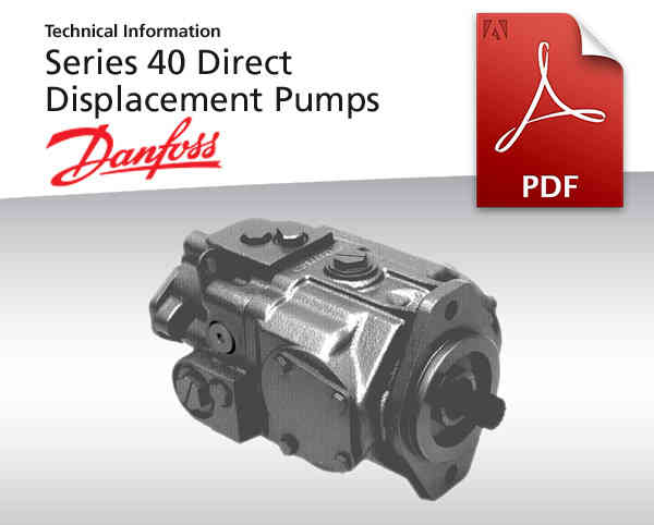Axialkolbenpumpe von Danfoss, Baureihe 40, Pdf-Datei zum Download