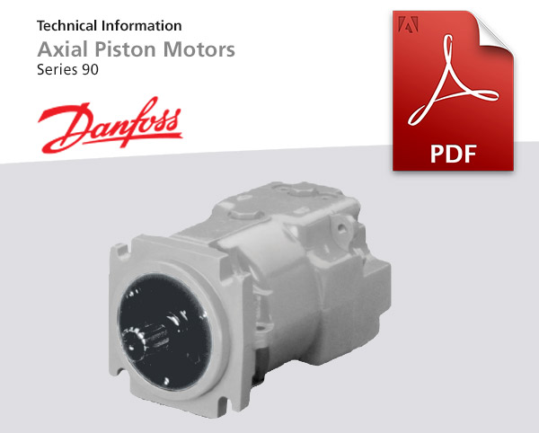Axialkolbenmotoren Baureihe 90 von Danfoss, PDF-Datei zum Download