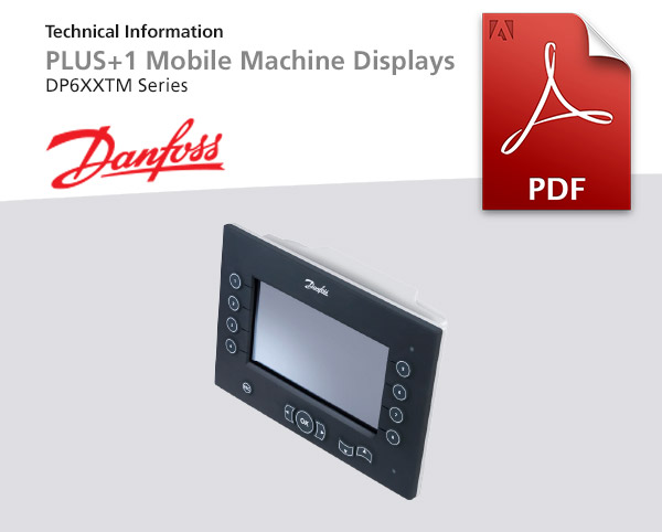 Display Baureihe 6xx von Danfoss, PDF-Datei zum Download