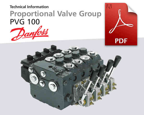 Proportionalventile PVG 100 von Danfoss Power Solutions, Katalog-Deckblatt