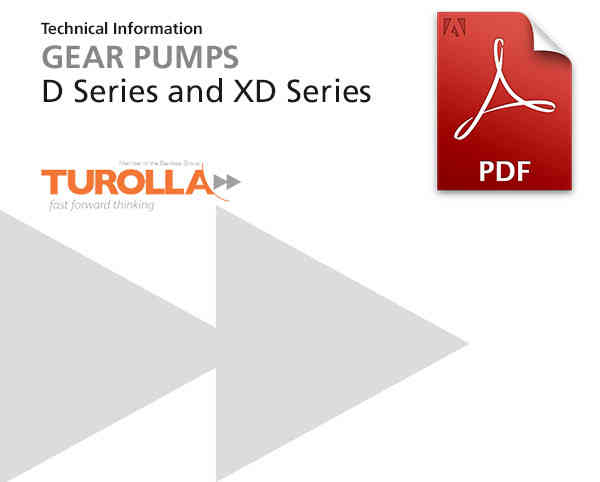 Gear-Pumpen der Serien D und XD, Turolla, PDF-Datei zum Download