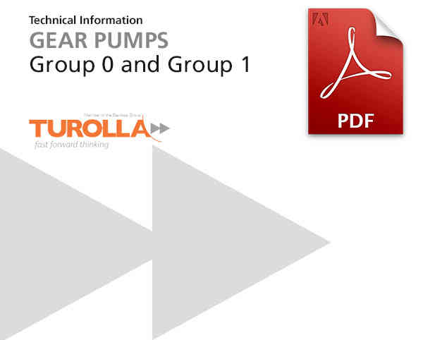 Gear-Pumps-Group 0 und 1 von Turolla, PDF-Datei zum Download