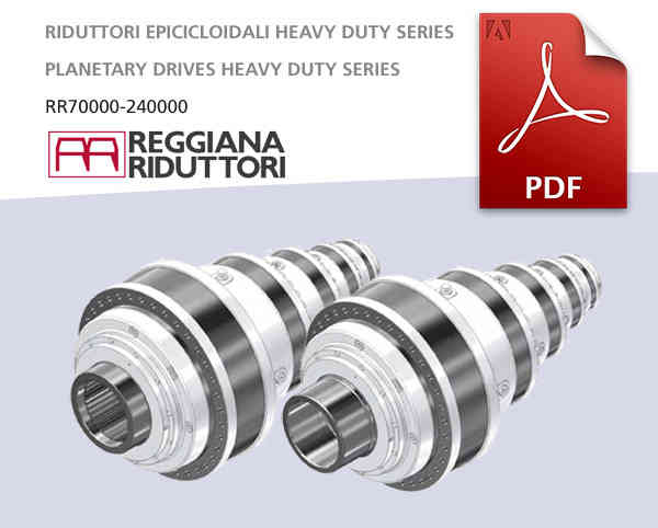Reggiana Riduttori Heavy-Duty-Series, PDF-Datei zum Download