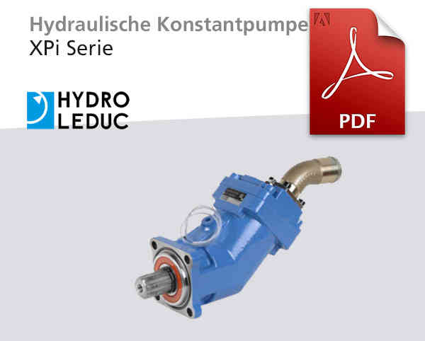 Konstantpumpe XPi LKW-Hydraulik Hydro-Leduc, Katalog-Deckblatt