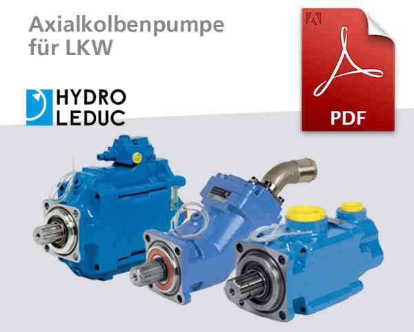 LKW-Hydraulik Gesamtkatalog Axialkolbenpumpen Hydro-Leduc, Katalog-Deckblatt