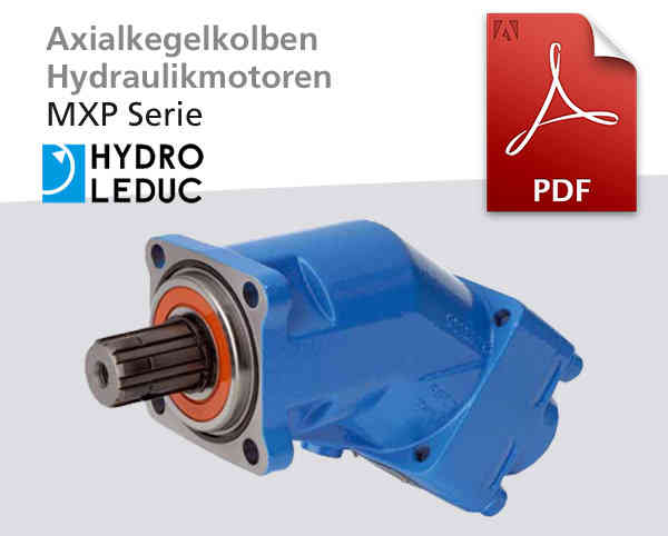 LKW-Hydraulik Motor Baureihe MXP Hydro-Leduc, Katalog-Deckblatt
