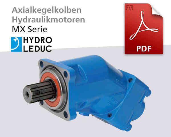 LKW-Hydraulik Motor Baureihe MX Hydro-Leduc, Katalog-Deckblatt