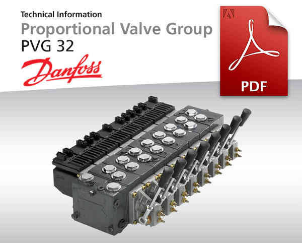Proportional-Valve-Group von Danfoss, PVG 32, Pdf-Dokument zum Download